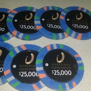Horseshoe Casino Cleveland Chips - $25k