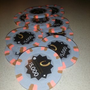 Horseshoe Casino Cleveland Chips - $5000s