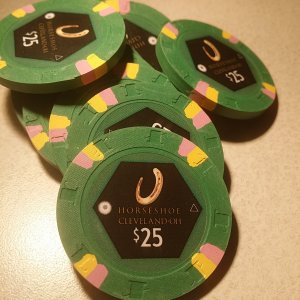 Horseshoe Casino Cleveland Chips - $25s