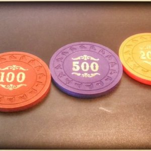 Classic Poker Chips The Hitching Post - Tourney Sample Set