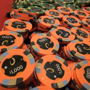 Horseshoe Casino - Cleveland Secondary $1k Poker Chips