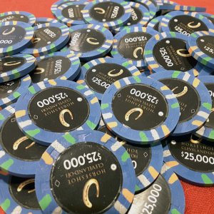 Horseshoe Casino - Cleveland Secondary $25k Poker Chips