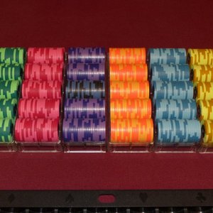 Rack of all denoms - updated colors
