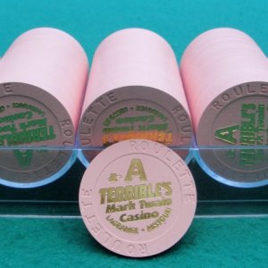 Paulson Terrible's Mark Twain Casino (Lagrange, MO) - Roulette chips set