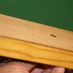 Bottom of Walnut Case Chip Tray