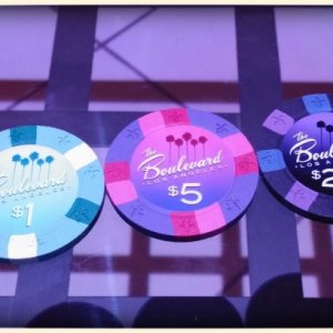 Classic Poker Chips - The Boulevard (Los Angeles)