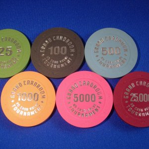 BCC GCR 1000 chips Tounament set