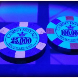 Classic Poker Chips - Casino Royale (Royale-les-Eaux) sample set