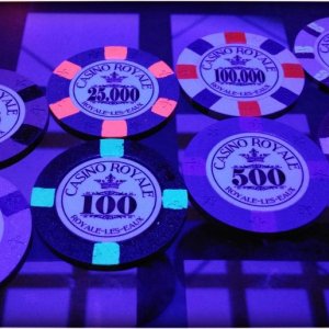 Classic Poker Chips - Casino Royale (Royale-les-Eaux) sample set