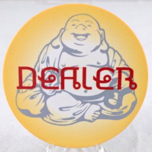 Lucky Buddha Dealer Button