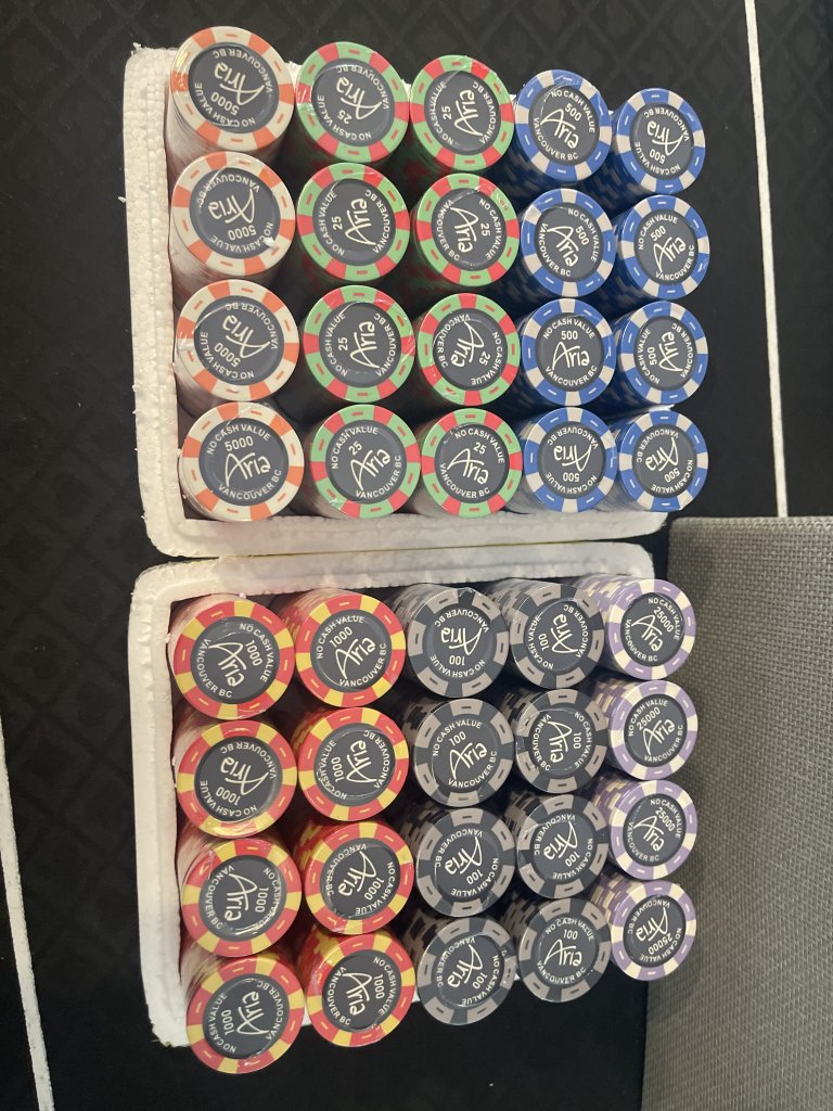Aria tournament replica chips Poker Chip Forum