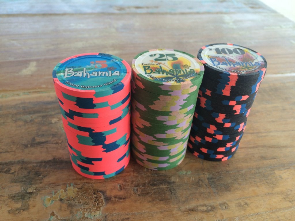 Bahamia $5 Island, $25, $100