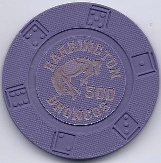 Barrington Broncos Lasered Faux Clay g Purple 500.jpg