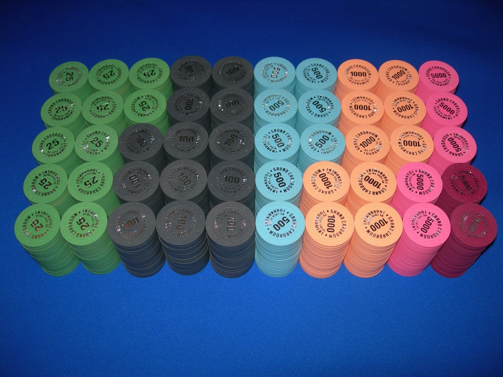 BCC GCR 1000 chips Tounament set