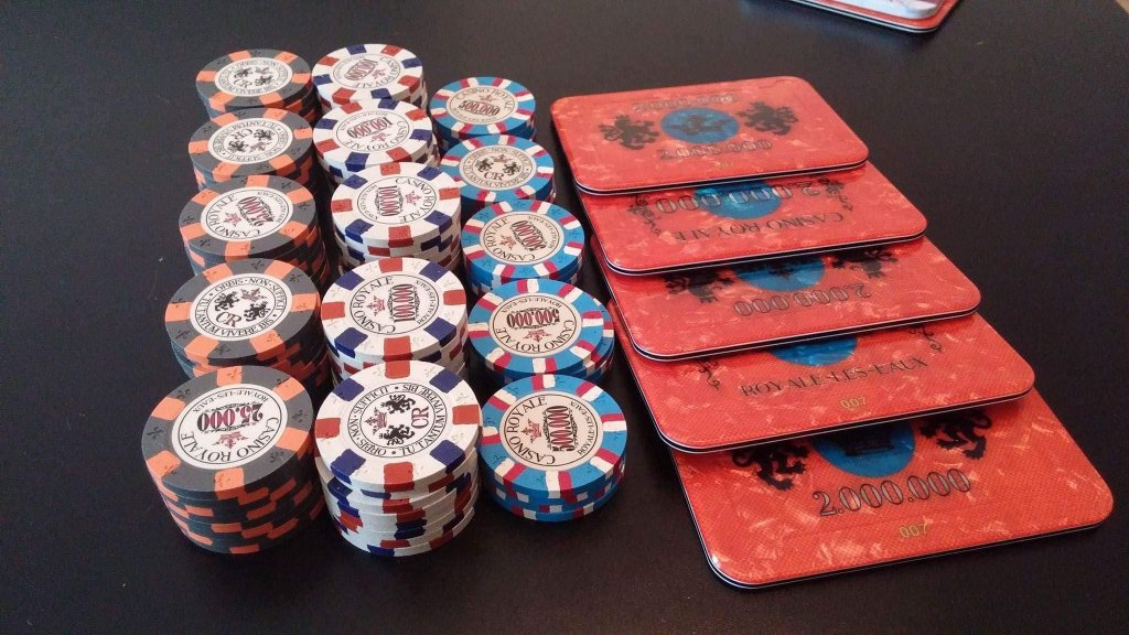 Classic Poker Chips - Casino Royale (Royale-les-Eaux)