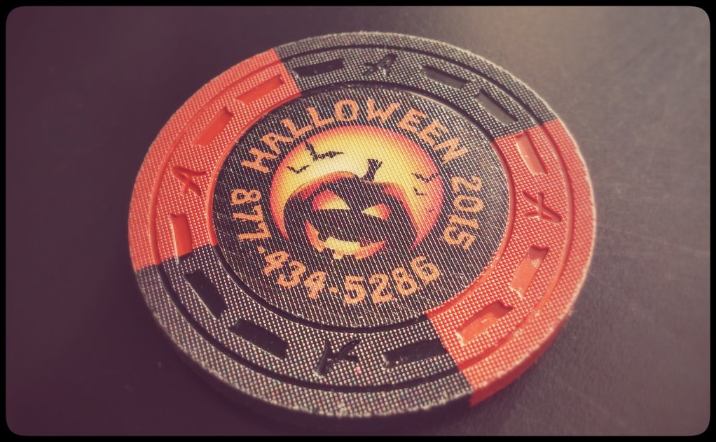 Classic Poker Chips - Halloween 2015 chip