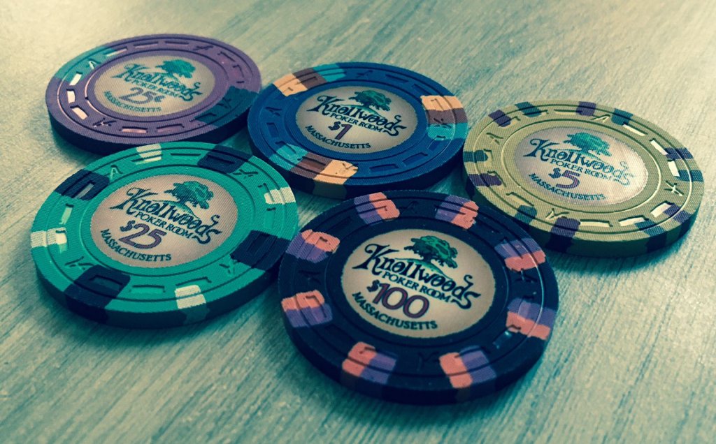 Classic Poker Chips - Knollwoods Poker Room (Massachusetts)