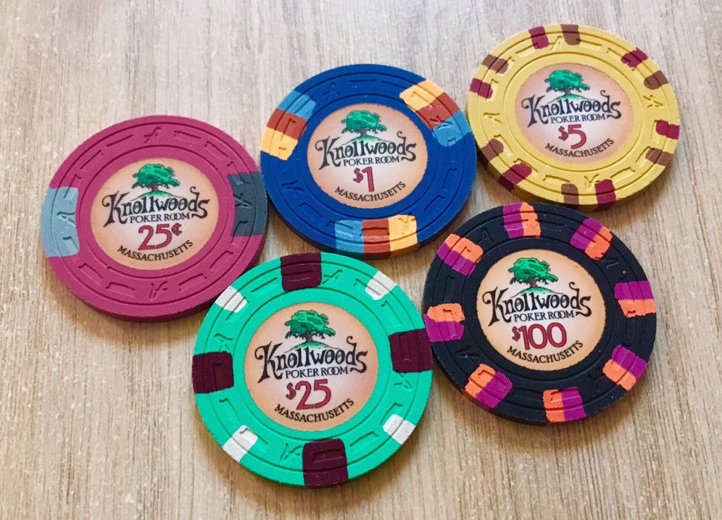 Classic Poker Chips - Knollwoods Poker Room (Massachusetts)