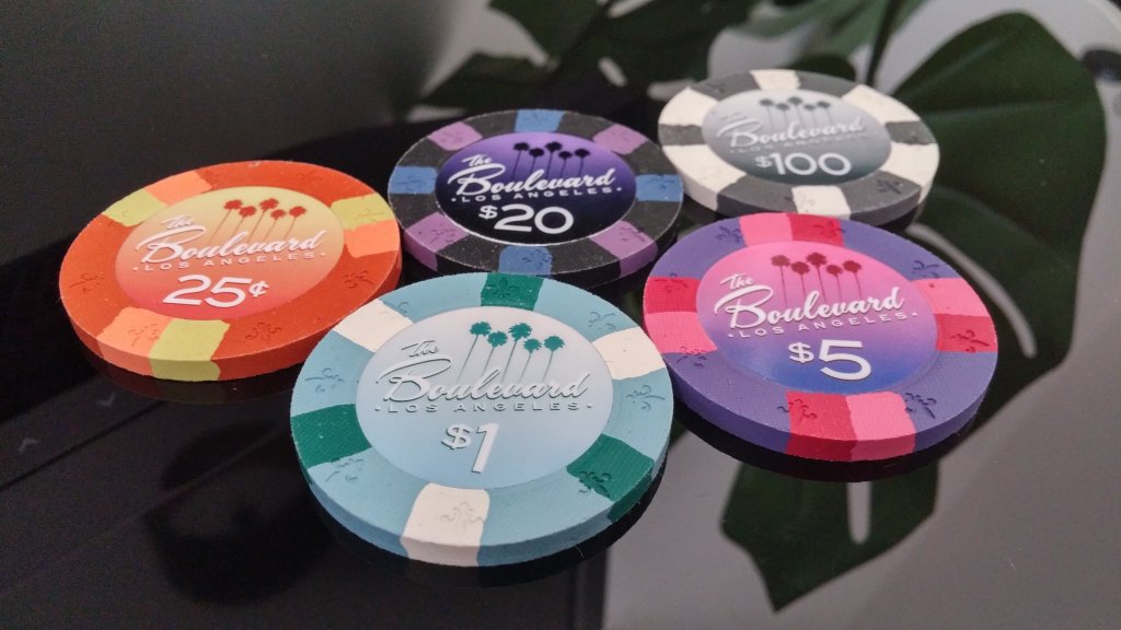 Classic Poker Chips - The Boulevard (Los Angeles, CA)