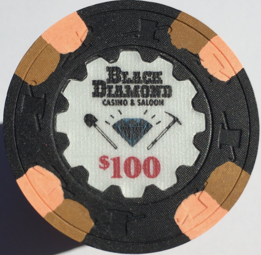 Closeup of Black Diamond $100