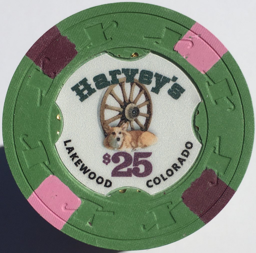 Closeup of Harvey's $25