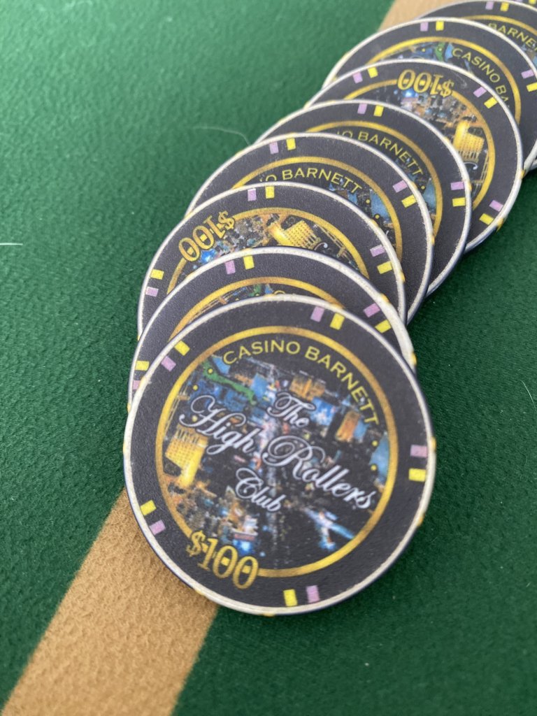 Custom CHIPCO poker set "Casino Barnett"