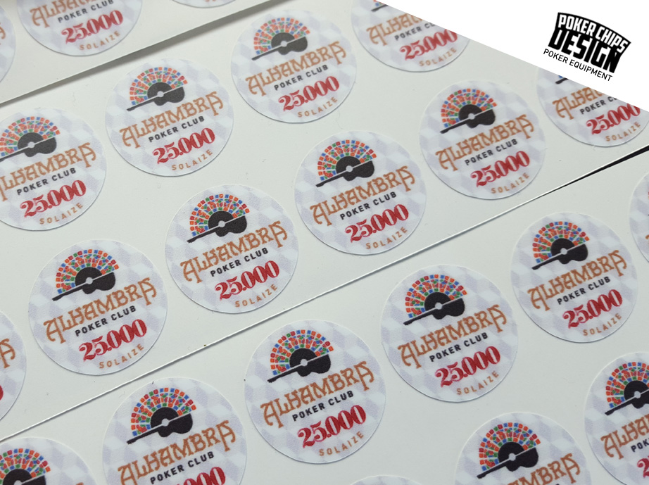 Custom Labels - Alhambra Poker Club
