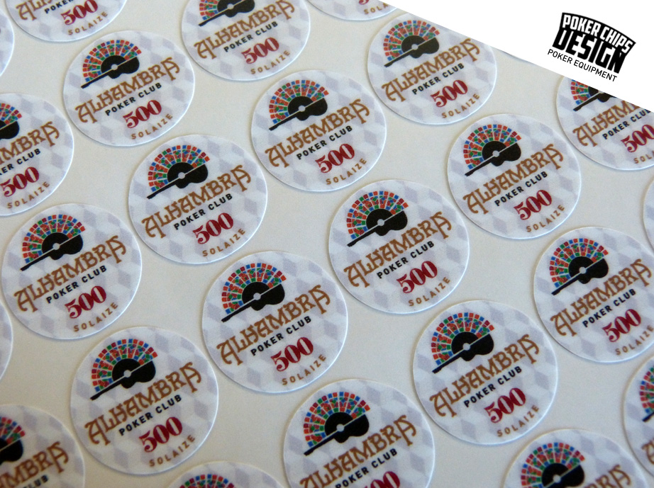Custom Labels - Alhambra Poker Club