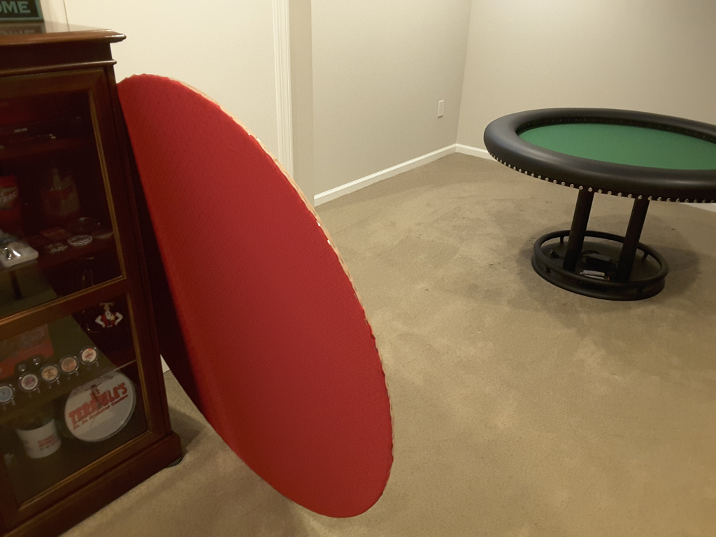 Custom Poker Table Felt - Broken Bell