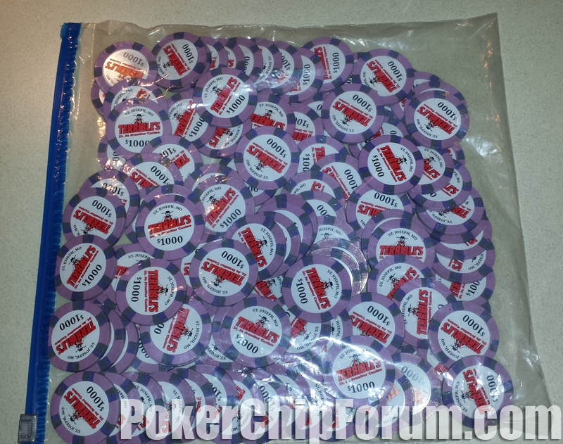 Custom Terrible's Casino $1k chips