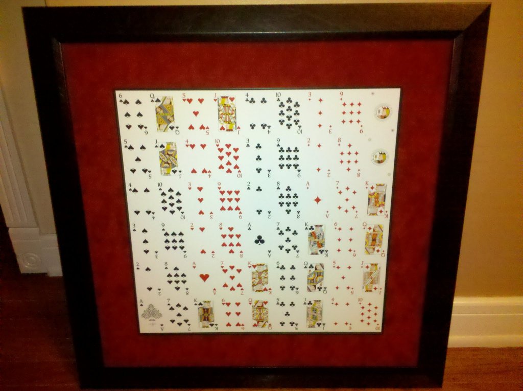 Desjgn uncut sheet - framed