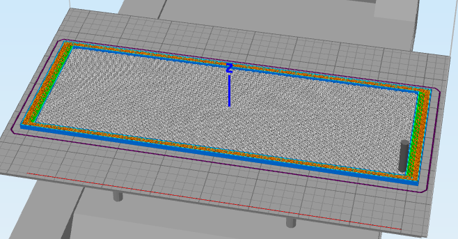 horizontal printing cut-away bottom