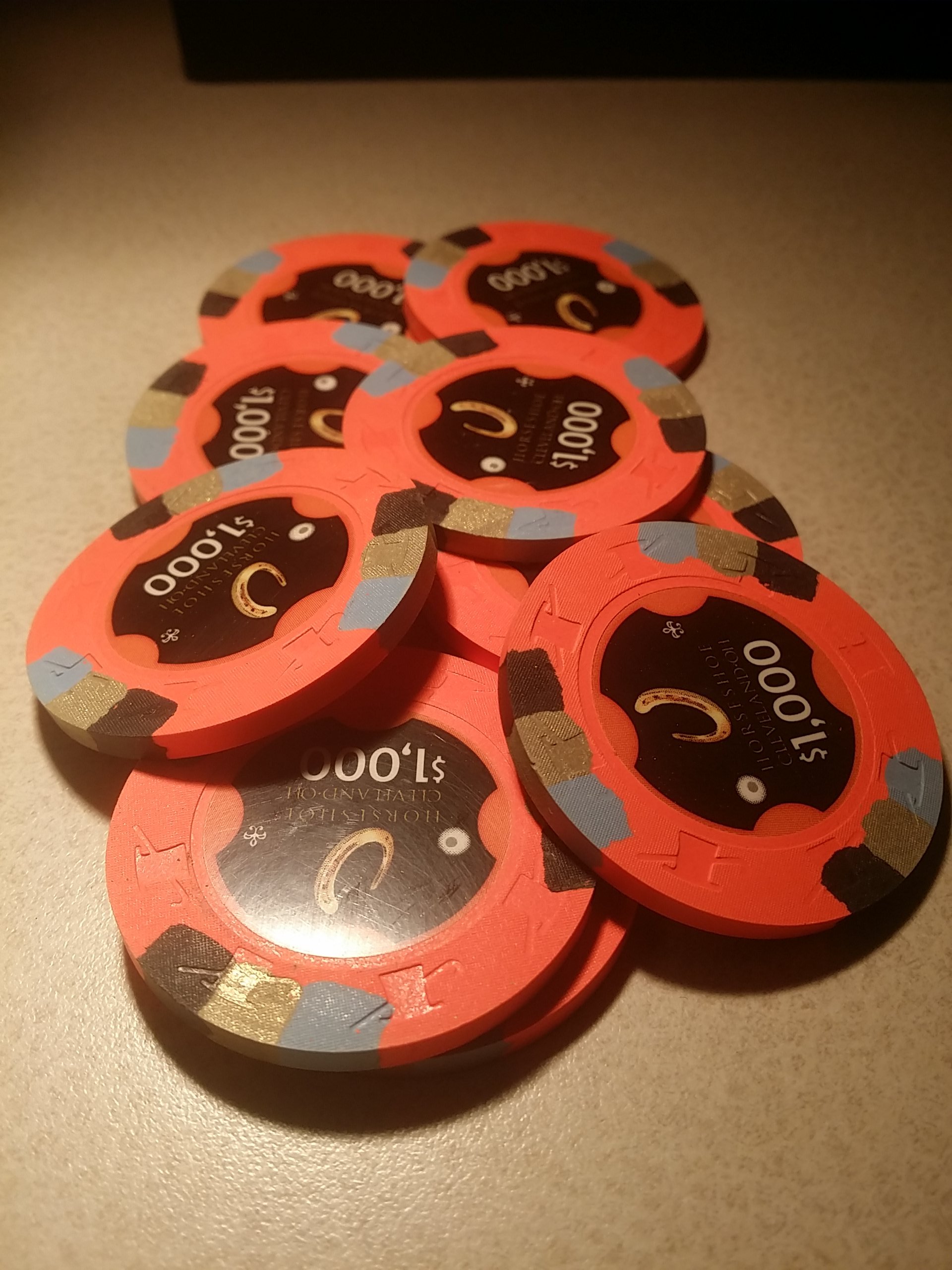 Horseshoe Casino Cleveland Chips - $1000s