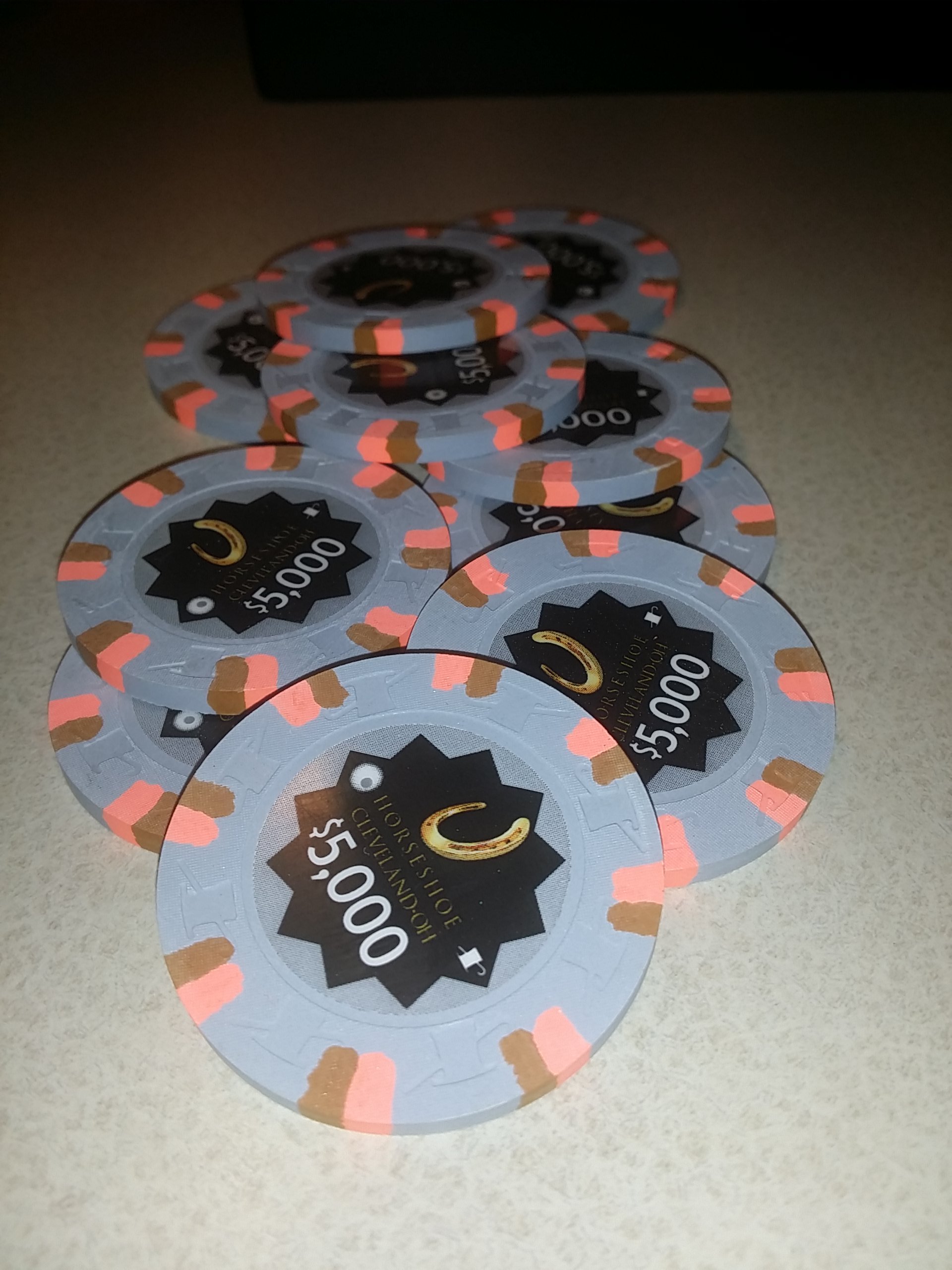 Horseshoe Casino Cleveland Chips - $5000s