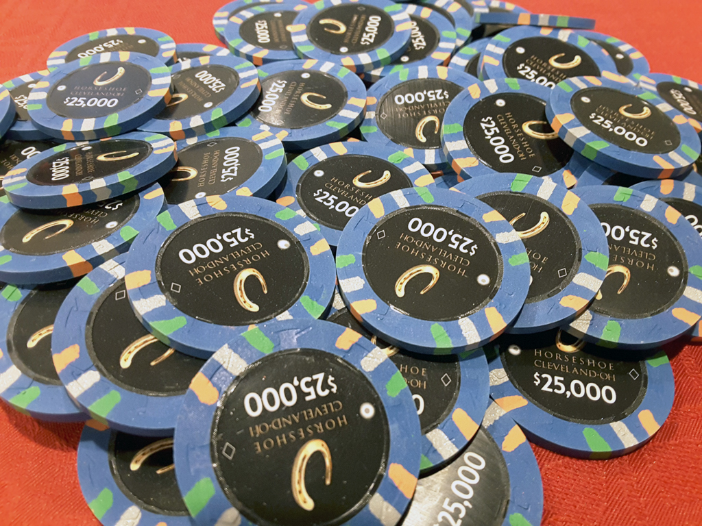 Horseshoe Casino - Cleveland Secondary $25k Poker Chips