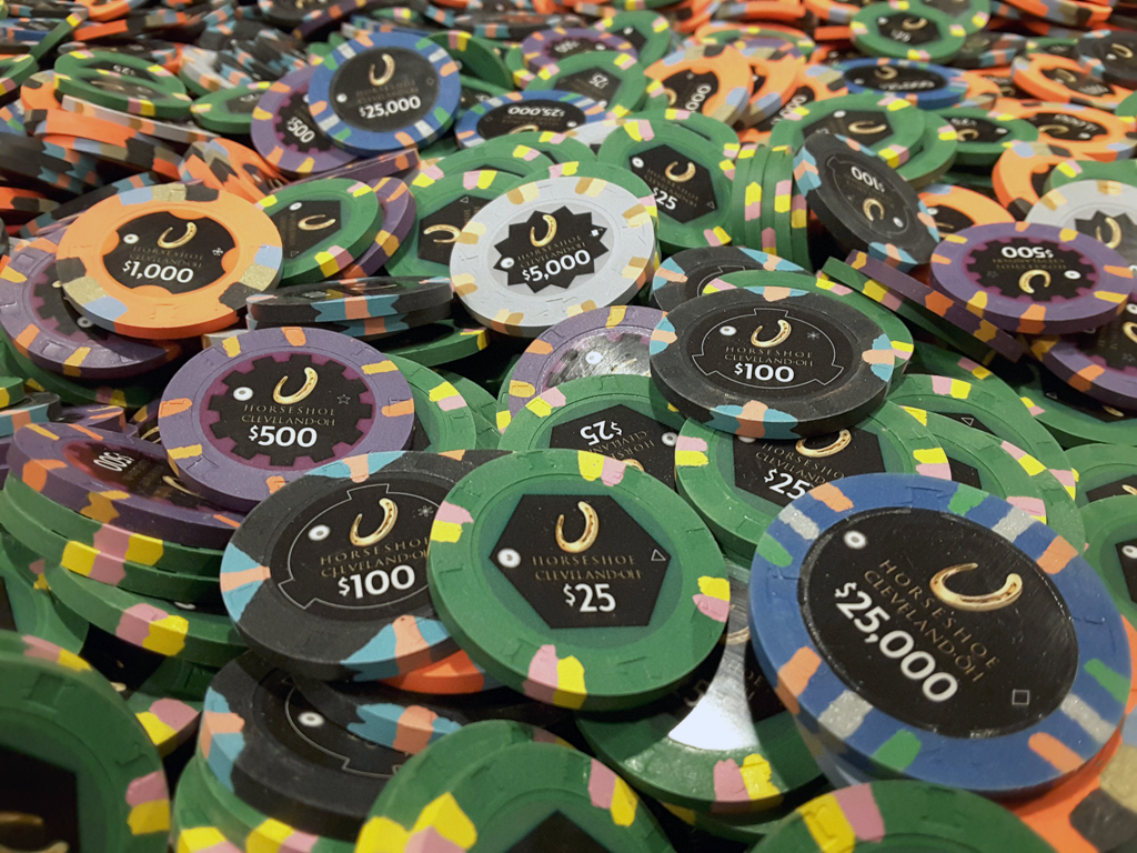 Horseshoe Casino - Cleveland Secondary Poker Chips
