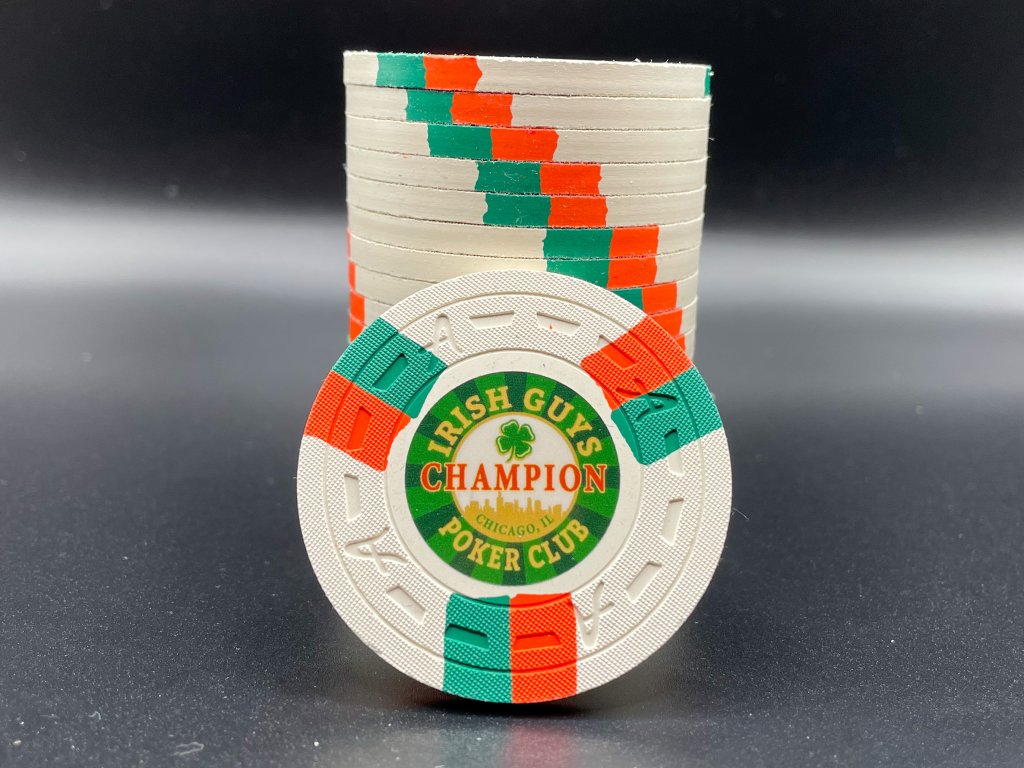 Irish Guys Poker Club Champ Chip Front