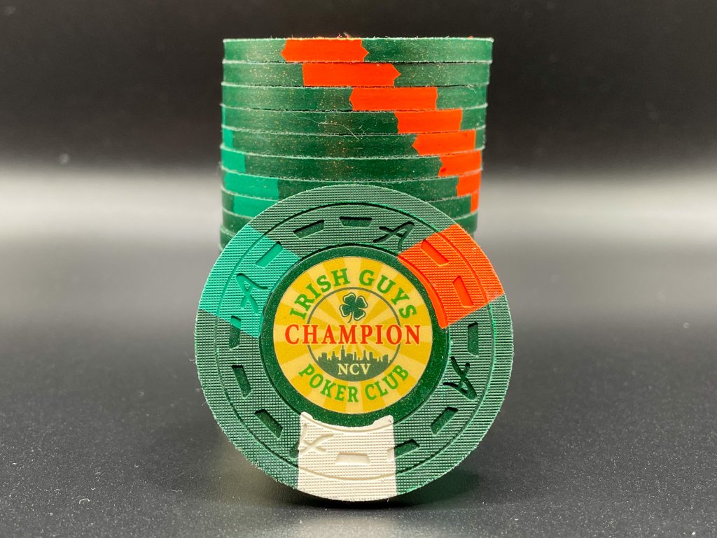 Irish Guys Poker Club Champ Chip V1