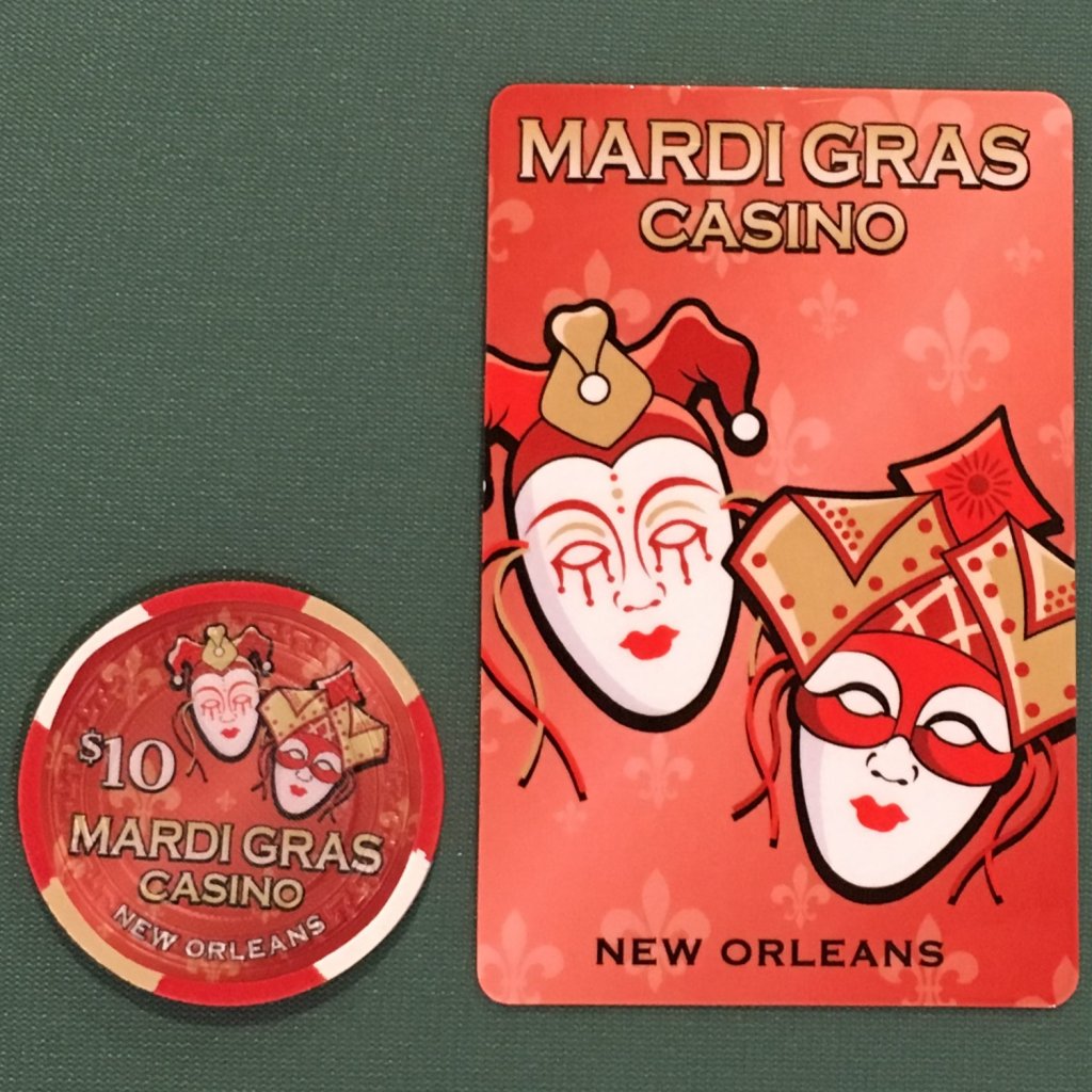 Mardi Gras cut card - $10