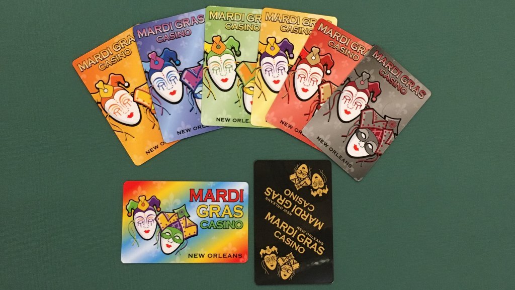 Mardi Gras cut card - all