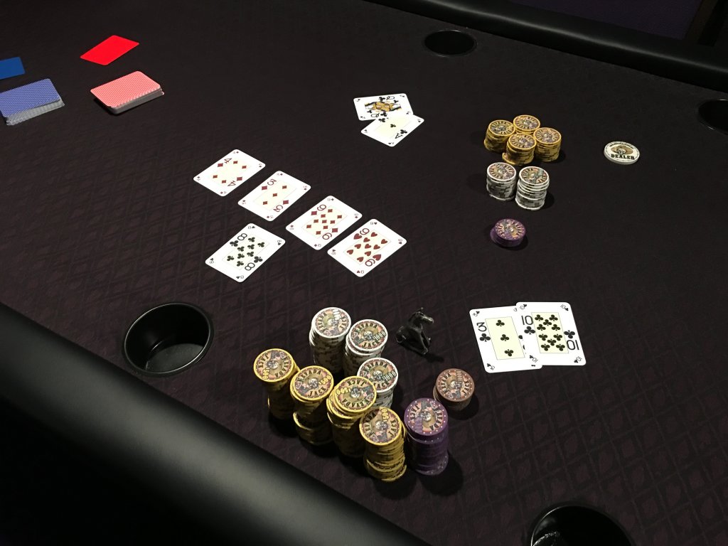 Monthly poker league. Final hand!