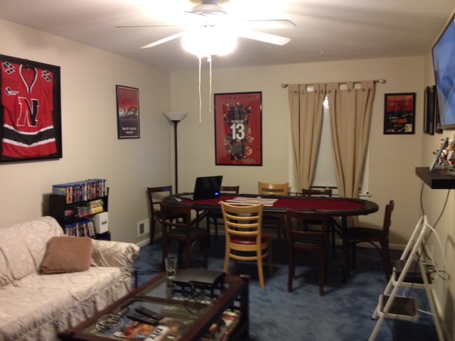 My Poker Table in my Mancave/Office.