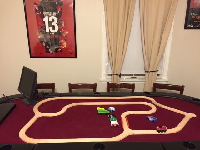 My Poker Table in my Mancave/Office.