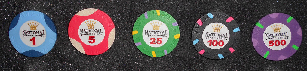 National Poker Series Chips