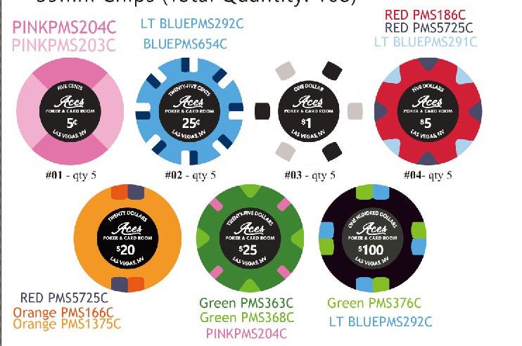 Pantone Colors Aces