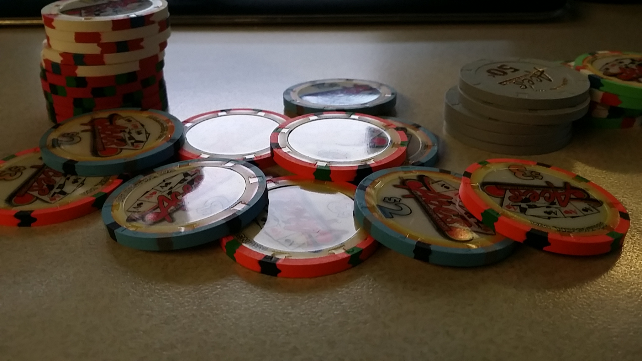 Paulson Ace's Casino Chips