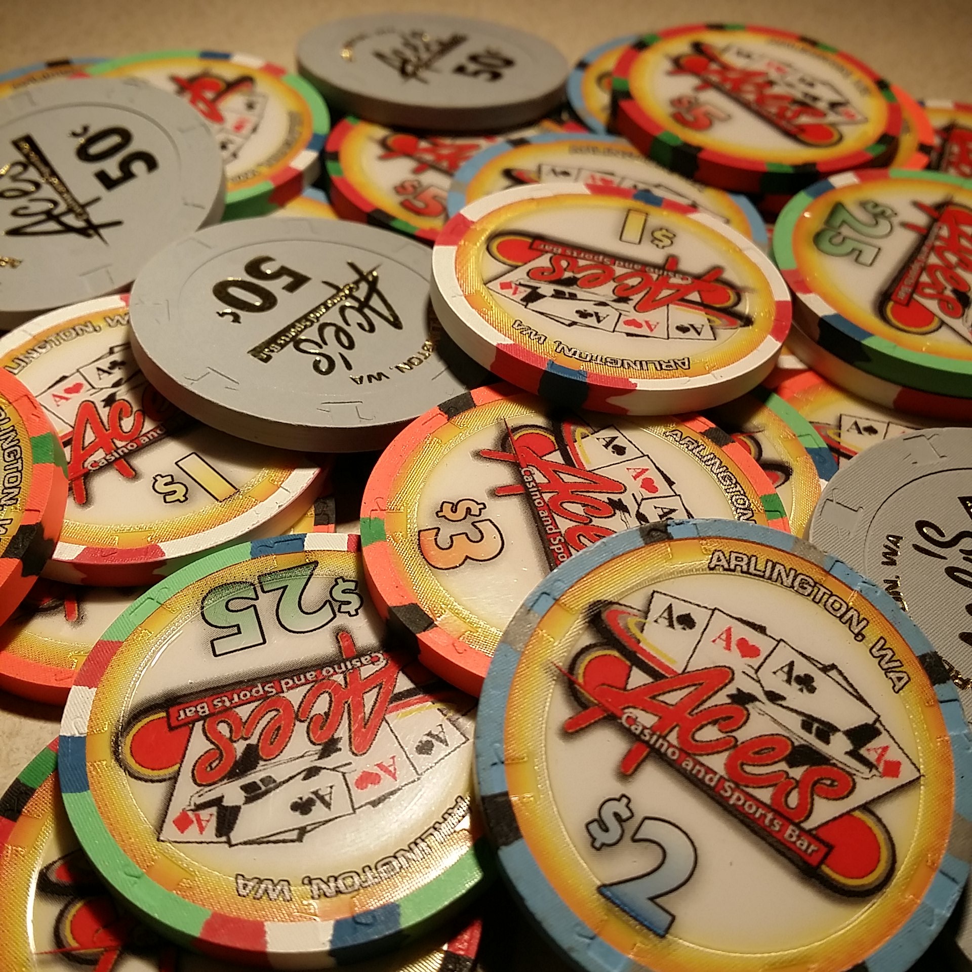 Paulson Ace's Casino Chips