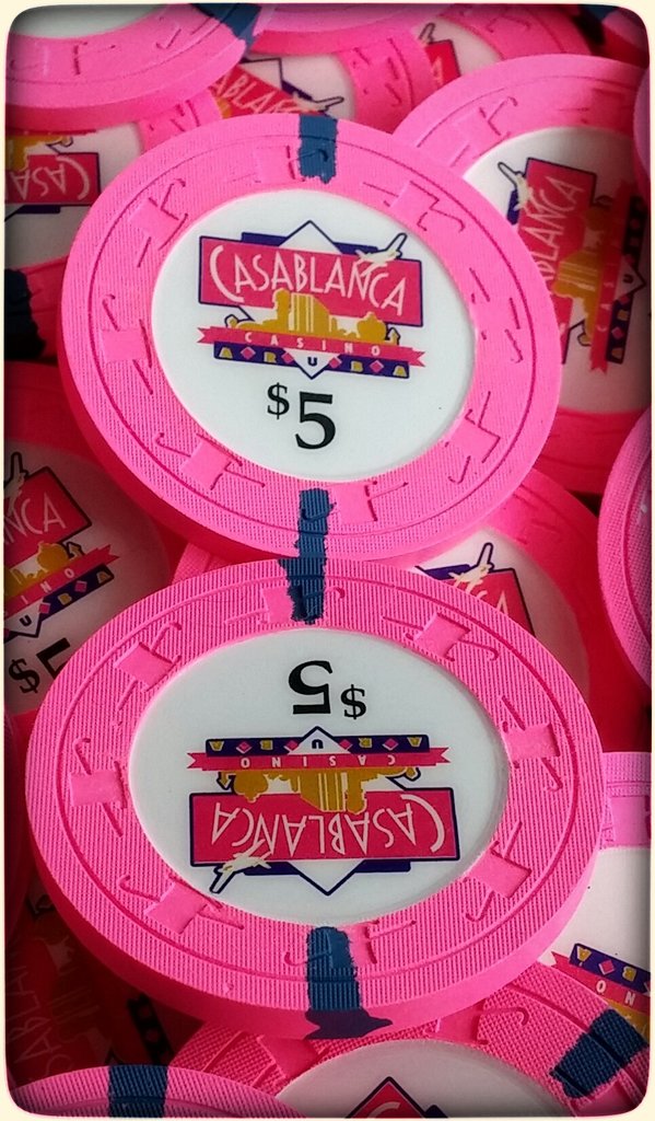 Paulson Casablanca Casino  $5 chips  #