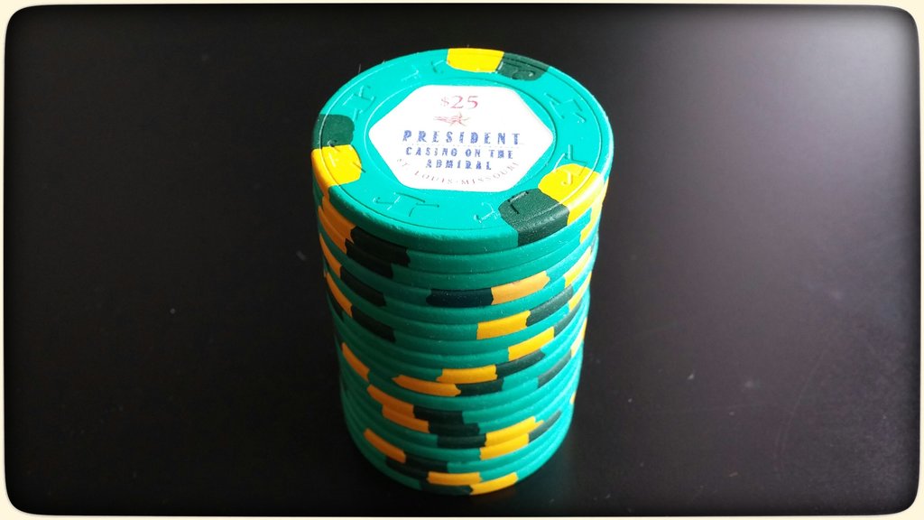 Paulson President Casino on The Admiral (St Louis, MO) - $25 chips (primary)
