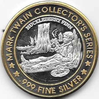 PCA SS Mark Twain Series Huckleberry Finn Resting With Pipe Back